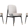 Modern Accent Chair Design With Upholstered Seat Curved Backrest And Metal Legs