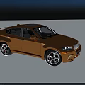 Luxury Golden Black SUV With Red Sports Car In Modern Bright Display Space Shiny Finish