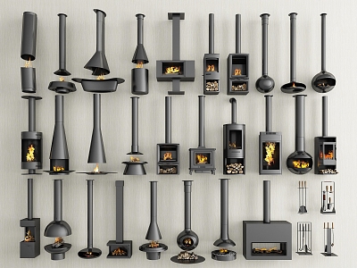 Fireplace Stove Firets Bonfire Pile Fire Pile Fire Wood Pile Side Stove Electronic Fireplace Embedded Fireplace model