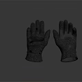 Gray Outdoor Sports Gloves With Textured Palm And Adjustable Wrist Strap Design