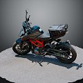 Motorcycle Two Wheels Motocross Motorcycle Road Race Motorcycle 3d model