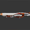 Modern Spaceship Spacecraft 3d model