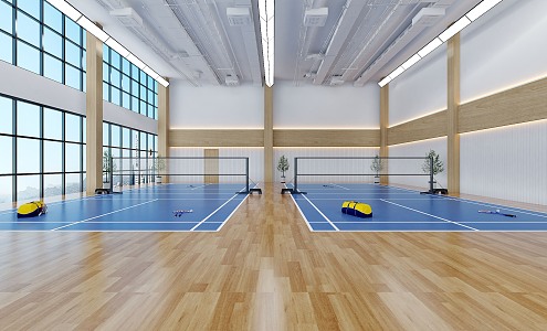 Badminton Hall 3d model