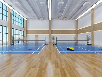 Badminton Hall 3d model