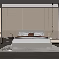 Modern Minimalist Bedroom With Recessed Ceiling Lighting Window Seat Nightstands White Wardrobes And Wooden Flooring