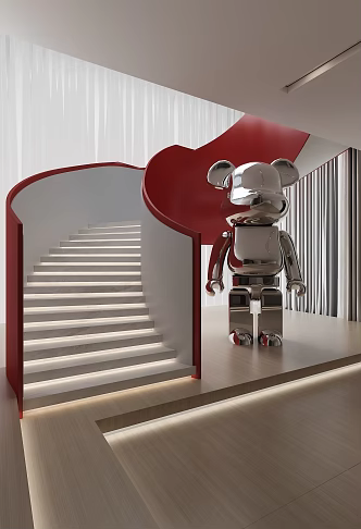 revolving staircase 3d model