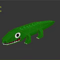 Crocodile Alligator Nile Crocodile carnivore reptile cold-blooded animal reptile 3d model