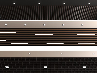 Modern Ceiling Square Ceiling Grille Ceiling model