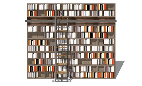 Modern Bookcase Bookshelf 3d model