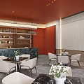 Modern Luxury Real Estate Sales Office Interior With Property Sand Table And Elegant Space Design