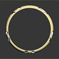 Shiny Gold Ring With Small Diamond And Metal Design For Daily Use
