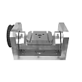 Industrial Mechanical Fixture with Precision Platform and Rotary Dial for Metal Working