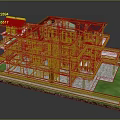 Spacious Detached Villa With Red Roof Multi Story Design Green Lawn And Solar Panels