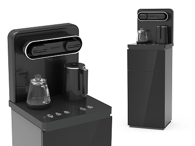 Modern tea bar machine 3d model