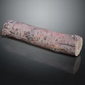Natural Rustic Wood Log Showcasing Authentic Bark Texture And Cylindrical Shape