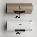 Stylish Kitchen Appliances Electric Water Heaters With Digital Display In Gold And White