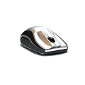 Sleek Modern Computer Mouse With Silver Black Finish And Ergonomic Design