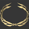 Golden Laurel Wreath Headpiece For Elegant Fashion Attire Accessory