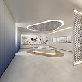 Modern Front Desk Company Front Desk 3d model