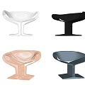 Modern Leisure Chairs Design With Sleek Silhouettes Metal Frames And Assorted Colors