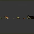 Colorful Animal Icons of Multiple Types Arranged in Organized Classification Chart