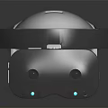Modern VR Headset With Ergonomic Design Adjustable Headband And LED Indicators 3d model
