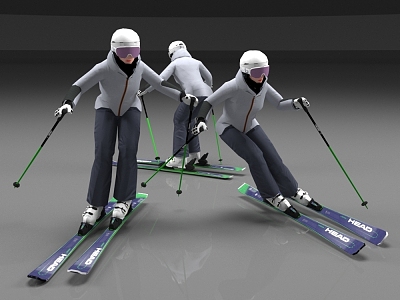 Ski Athlete 3d model