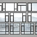 Modern Casement Windows Design With Large Glass Panels And Sleek Aluminum Frames For Home