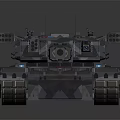 Futuristic Sci Fi Tank With Advanced Armored Technology And Structure