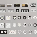 Modern Downlight Spotlight 3d model