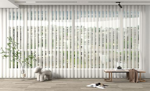 Modern venetian blinds 3d model