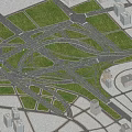 modern overpass 3d model