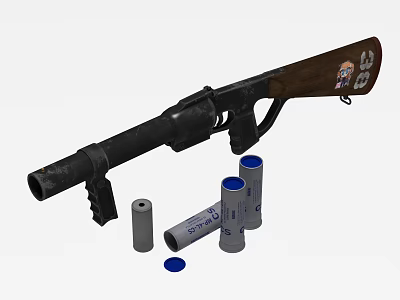 Modern Shotgun 3d model Modern Shotgun 3d model