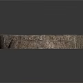 Two Wood Stone Circular Rings With Natural Textured Surface For Home Decor
