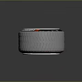 Detailed 3D Rendering Of Automotive Parts Featuring Car Tire Wheel Rim And Brake Components