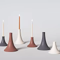 Modern Candle Holders With Different Colors And Stylish Designs For Home Decoration