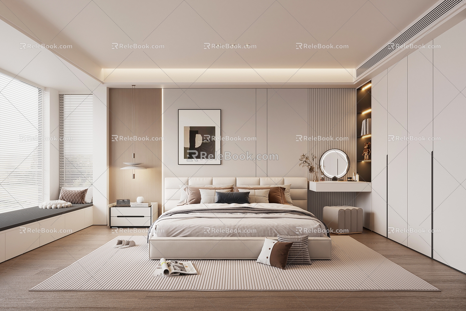 Modern Bedroom 3d model