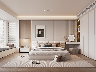 Modern Bedroom 3d model