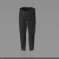 Gray Straight Fit Casual Pants Modern Design Comfortable Versatile Daily Style