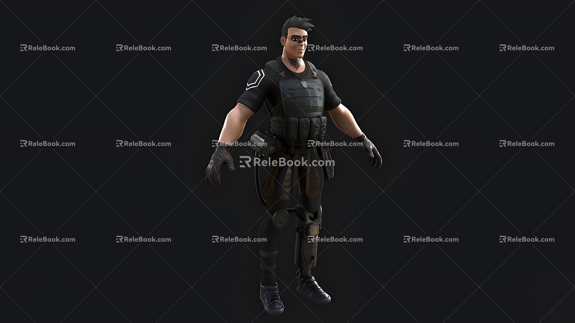 Soldier 3d model