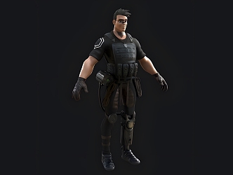 Soldier 3d model