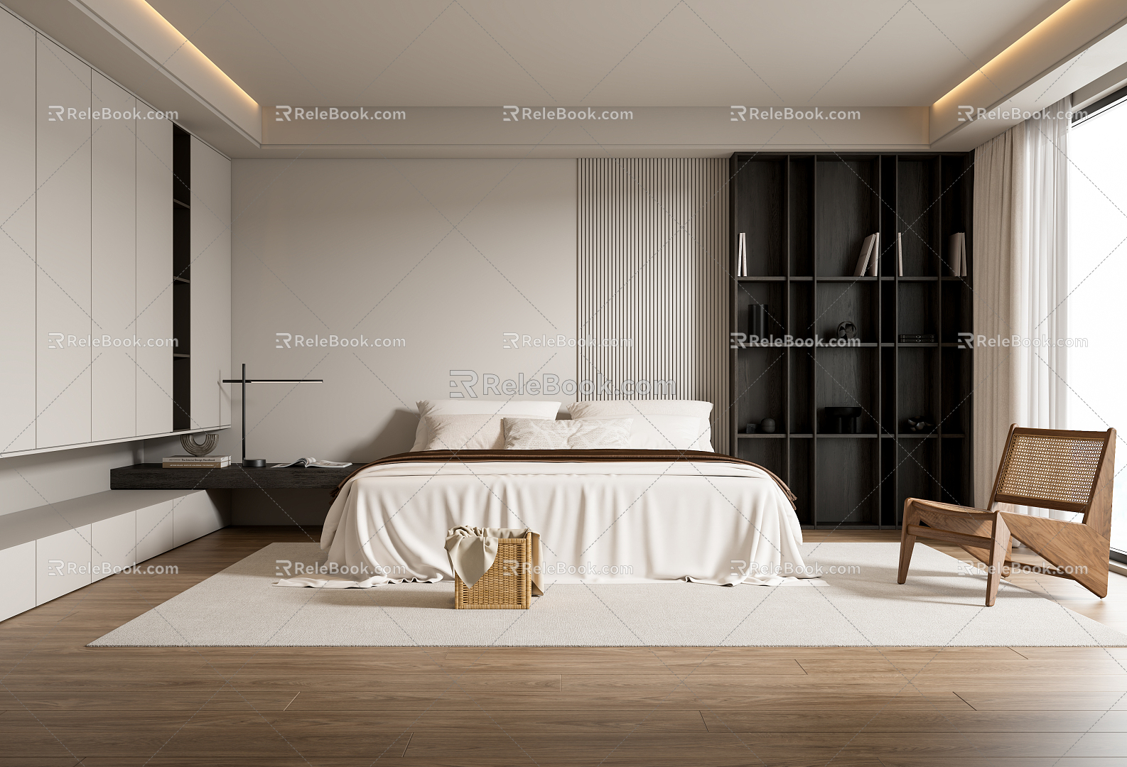 Modern Bedroom 3d model