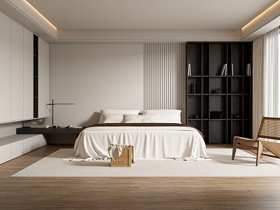 Modern Bedroom 3d model