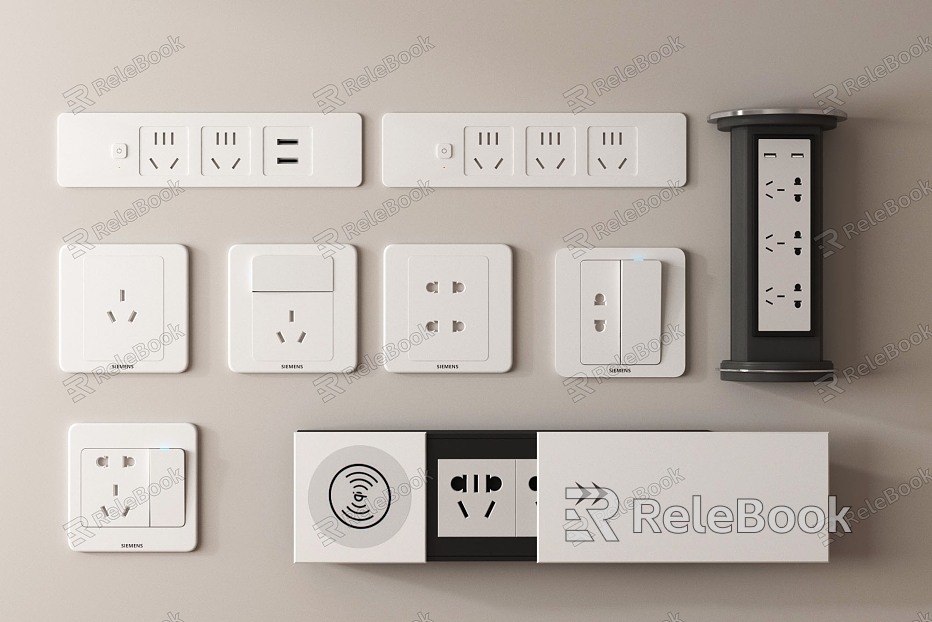 Modern switch socket combination switch socket model