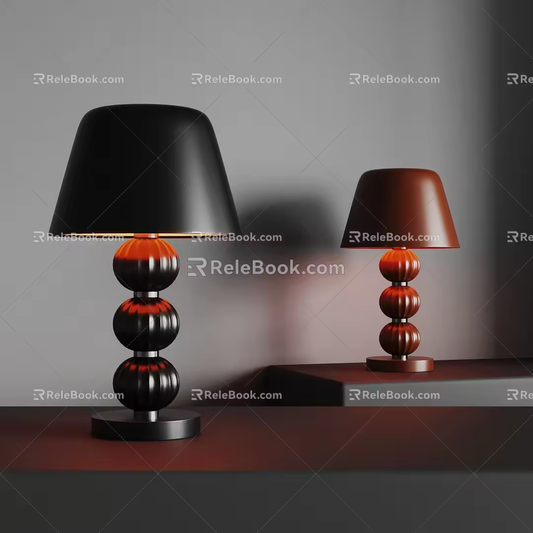 Modern table lamp 3d model