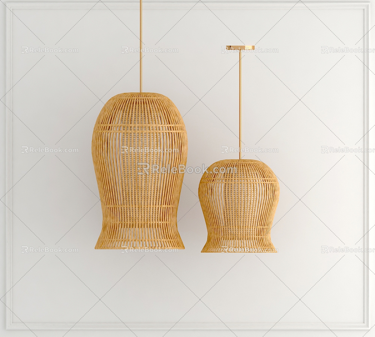 Chandelier Chinese Chandelier Vine Chandelier Bamboo Chandelier 3d model