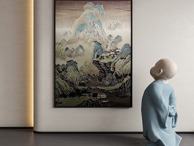 New Chinese Decorative Painting Hanging Painting Abstract Painting Landscape Painting model