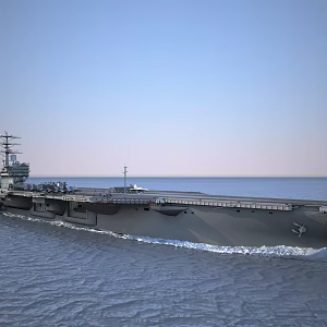 aircraft carrier warship aircraft carrier fighter 3d model