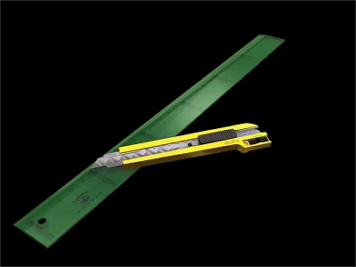 paper cutter 3d model