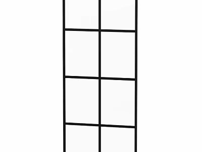 Modern Shower Sauna Interior Design With Glass Partition And Wooden Seats 3d model